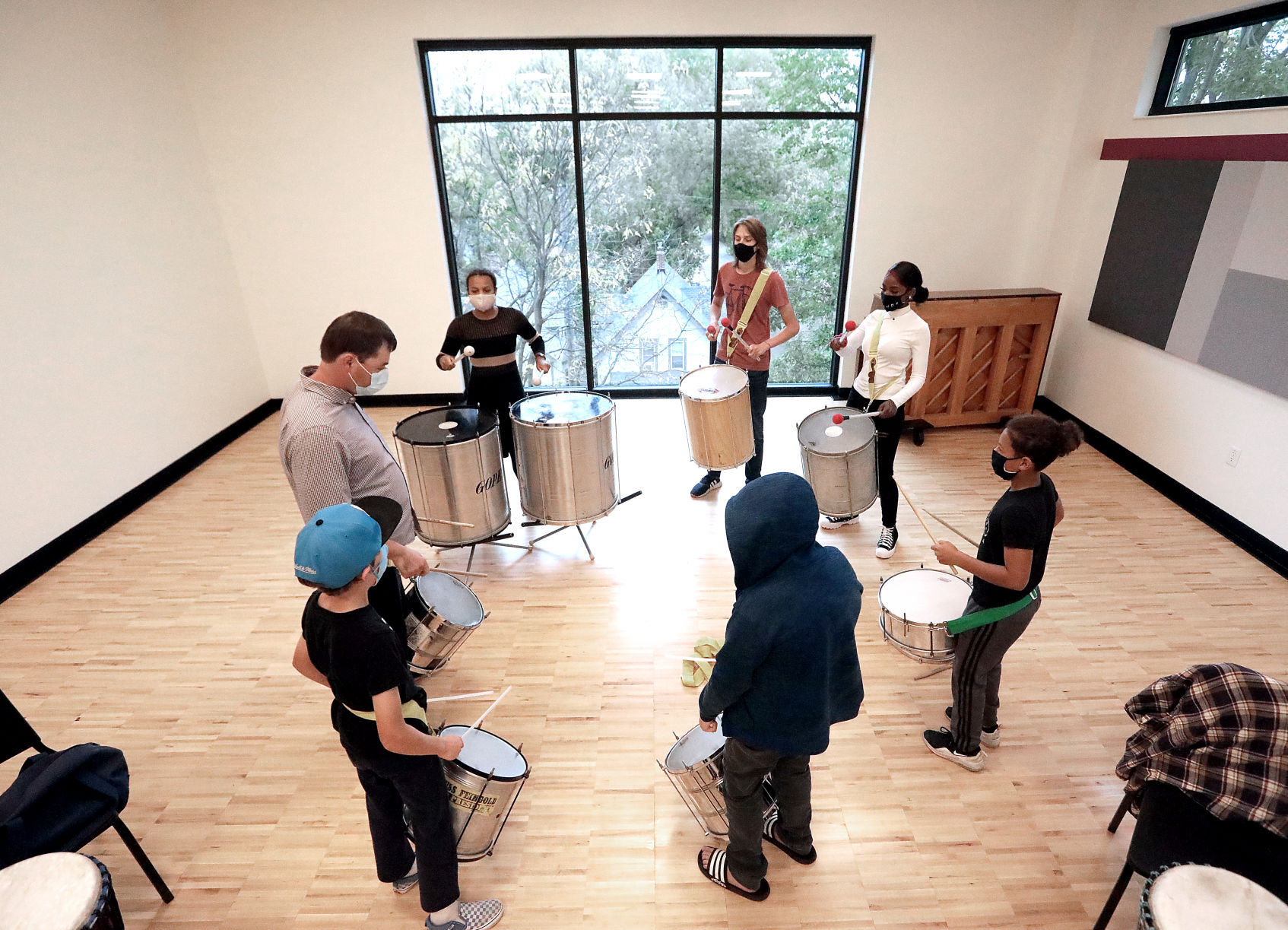 DrumPower rehearsal at MYArts